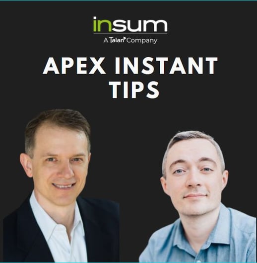 APEX Instant Tips for Newsletter2